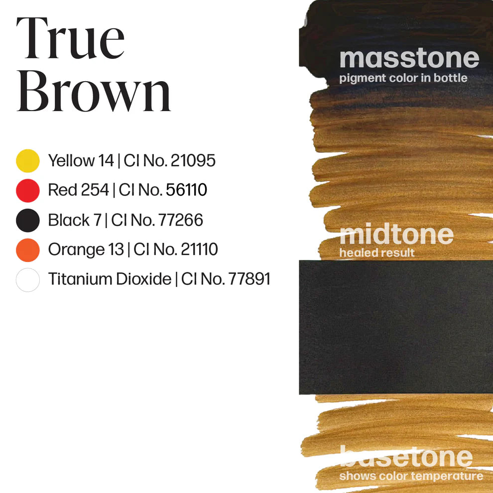 TRUE BROWN BY:PERMABLEND