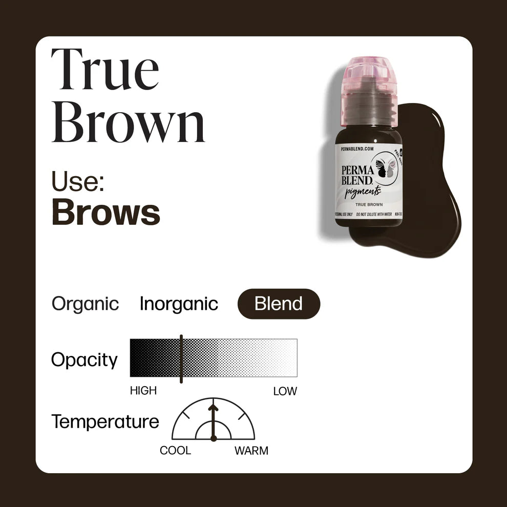 TRUE BROWN BY:PERMABLEND