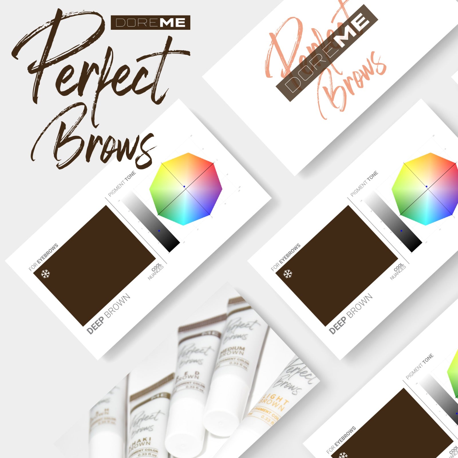 Red Brown Doreme 10 ml Ferfect Brows