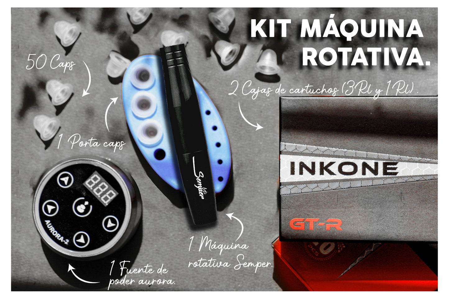 Kit Máquina Rotativa