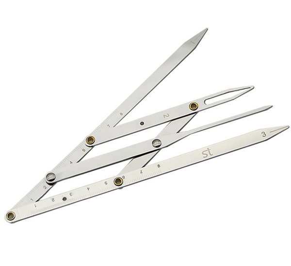 Compás Aureo metálicoflexible ABEL GONZÁLEZ STUDIO